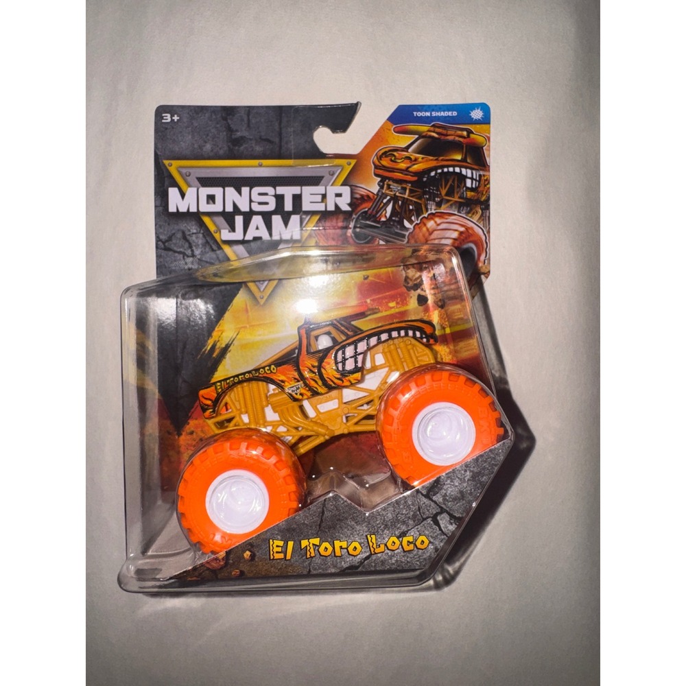 Monster Jam El Toro Loco Toon Shaded Series 45 Die-Cast Monster Truck 1:64 Scale